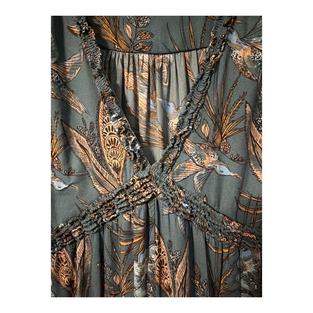 Free People Purple Haze Floral Long Tunic, Medium - Picture 5 of 8